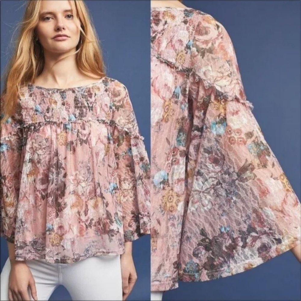 Akemi + Kin (Anthropologie) lace blouse